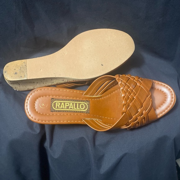 Vintage Rapallo Wedges Brown and Cork Size 8 - Picture 5 of 5